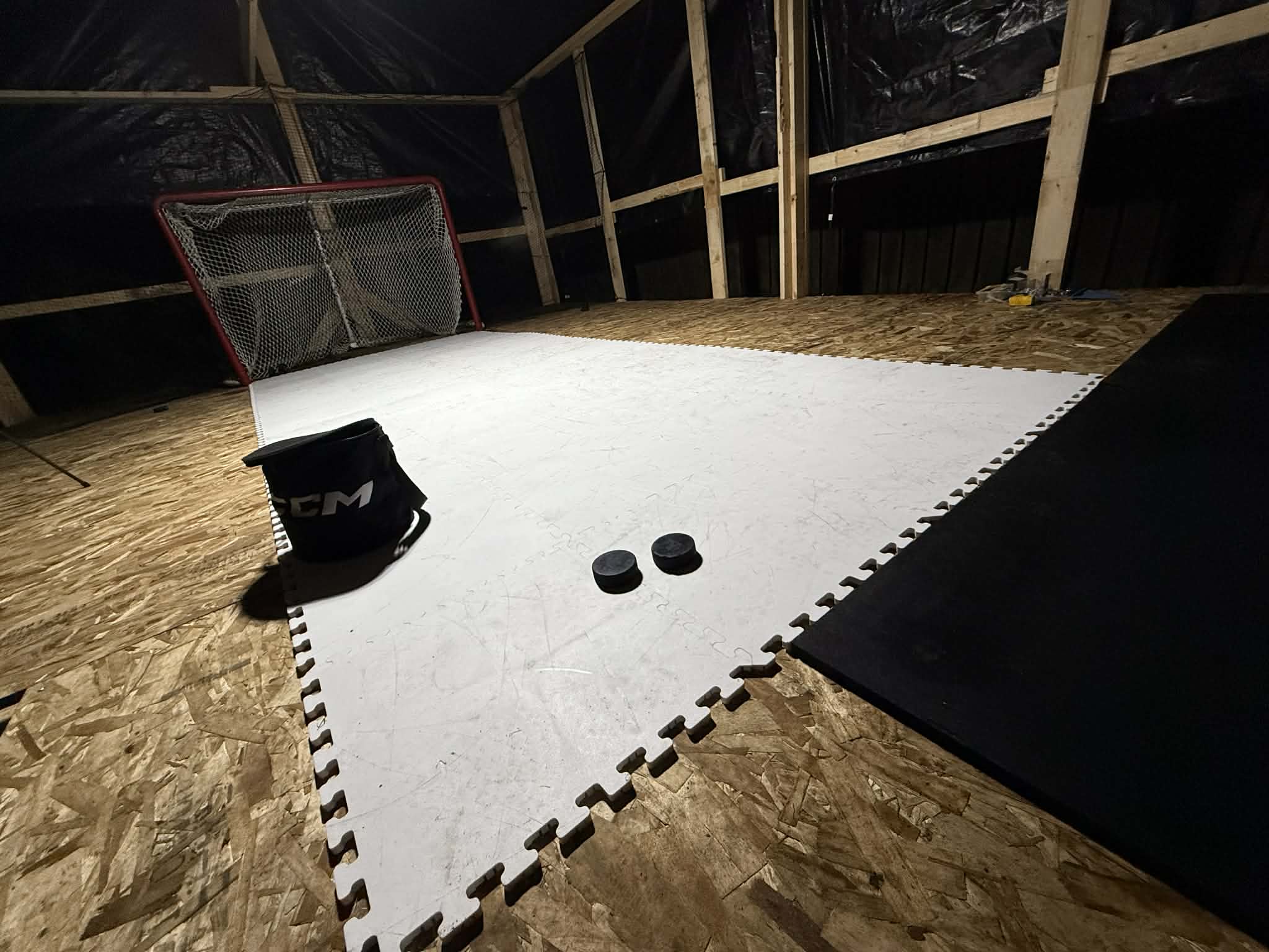 The original Hockey Lab backyard synthetic ice facility