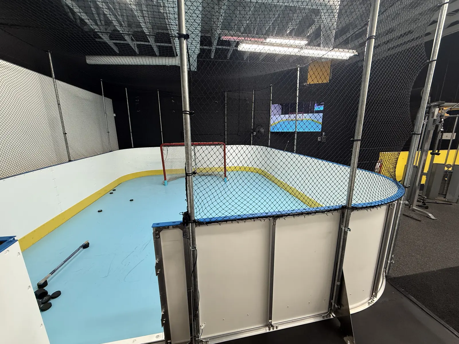The Hockey Lab synthetic ice surface at the Express Performance Centre, Coquitlam